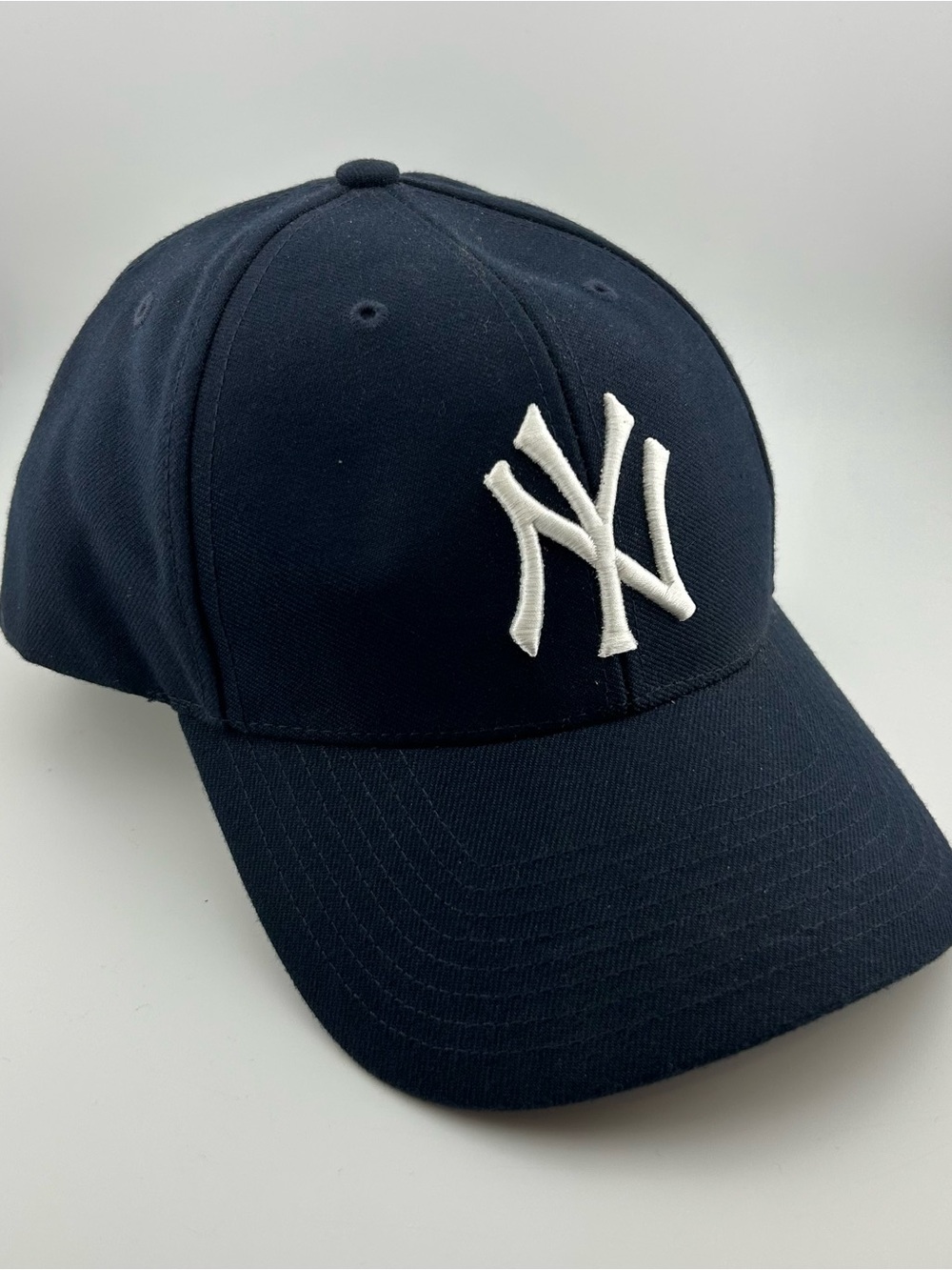 Vintage New York Yankees Strapback Hat Twins Enterprise MLB Adjustable Navy Cap
